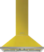Smeg Portofino 90cm Canopy Rangehood Yellow