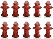 Baxnore 10 pcs Trainer Paper Fire Hydrant, Paper Card Hydrant Shaped Pet Diaper Pad, Guide Dog Paper Fire Hydrant,Puppy Hydrant Potty Guide for Puppy