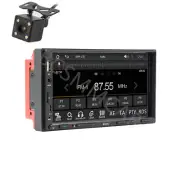 7" 2Din Car Stereo Radio Player Bluetooth For CarPlay AUX Mirror Link Camera
