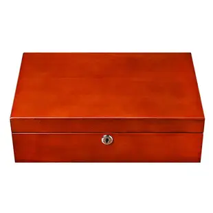 雅式紅櫻桃原木手裱盒純實木天窗手裱展示收藏盒實木收納盒10裱位