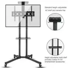 Heavy Duty Rolling Mobile TV Stand Cart For 32"-70" LED LCD HD Flat Screen Panel