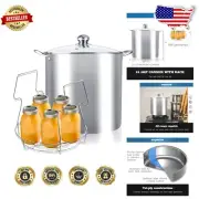 Ultimate 12-Piece Canning Supplies Starter Kit with Stainless Steel Pot and Rack