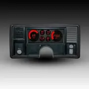 1978-88 Monte Carlo & El Camino LED Replacement Gauge Cluster, Red LED, w/GPS