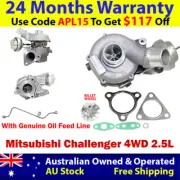 Billet VT16 Turbo+Oil Feed Pipe For Mitsubishi Challenger 4WD 4D56 2.5L (for: Mitsubishi)