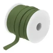 1/2 Inch Double Fold Bias Tape Continuous Bulk Bias Tape (Dark Green 25 Yards)