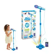 Kids Karaoke Machine with 1 Microphone Adjustable Stand Child Music Play Toy
