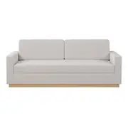 Celeste 3 Seater Hardwood Fabric Sofa Grey