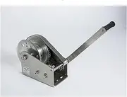 Manual Winch Stainless Steel Hand Winch 1200 lb-2600 lb Two-Way self-Locking Winch Bearing Hand Hoist Hand Hoist Crane Cable Puller