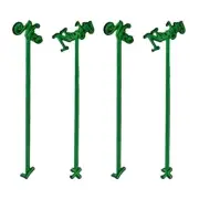 Coffee and Cocktail Stirrers Reusable Plastic Stirrer Sticks 24 Green Naughty...