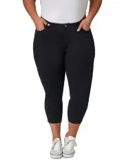 [Indigo Tonic] Bobbie Curve Crop Jeans in Black