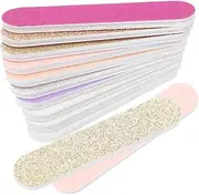 SOESFOUFU 50pcs Glitter Nail File Home Manicure Tool Manicure Tools Household Nail Filing Tools Nail Polishing Tool
