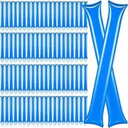 80 PCS Thicken Bam Bam Thunder Sticks, Inflatable Cheering Sticks for Sports Cheering Dance Party Basketball Soccer Noisemakers