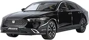 Scale Finished Model Car 1:18 for Honda Accord Eleventh B Class Sedan Alloy Metal Die Casting Model Car Classic Hobby Collectibles Miniature Replica Car(Black)