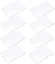 OSOLADY 8pcs Sheets Acrylic Mirror Decals for Living DIY Wall Stickers Modern Art Design Safe Decorative Mirrors for Smooth Surfaces Easy to Apply and Removable