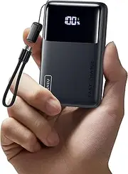 INIU Power Bank, Slimmest 10000mAh 45W PD Portable Charger, USB C in&Out Fast Charging Battery Pack, External Phone Powerbank Compatible with iPhone 16 14 13 12 Samsung S22 S21 S20 Google iPad etc.