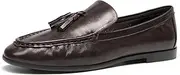 [Beau Today] Suede Tassel Loafers for Women, Slip On Flats Shoes Women Comfortable, Lightweight Ladies Loafers Shoes Dress Casual Business Driving Moccasins for Work