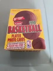 1990-91 Fleer Basketball NBA Cards Wax Box 36 Packs Jordan