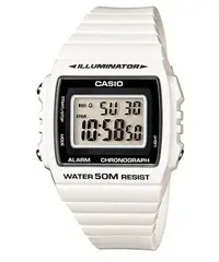 在飛比找Yahoo!奇摩拍賣優惠-【CASIO 專賣】方形 數字錶 W-215H-7A 防水5