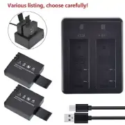 Battery or Dual USB Charger for SJ4000 Eken PG1050 & Eken H8 H9 Eken H9R Camera