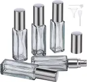 Travel Perfume Bottle Refillable, Empty Mini Portable Perfume Atomizer with Funn