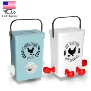 3 Gal/26LB Chicken Feeder & Waterer Set | Automatic No-Waste, Hanging Coop Essen