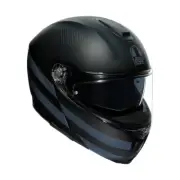 AGV Sportmodular Modular Motorcycle Helmet - Refractive - Black