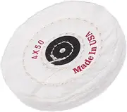 Homoyoyo Jewellery Cleaner Cloth White Polishing Wheel for Silver Gold Jewelry Soft Buffing Pad for Bench Grinder Versatile Metal Polishing Tool