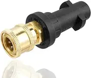Yakamoz High Pressure Washer Gun Adapter, 1/4'' Quick Connect Pressure Washer Adapter with Brass Female for K Series K2-K7,Foam Gun Parts