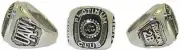 UAW ring unisex United Auto Workers white gold enamel USA MADE Sz 4 -15 Fine New