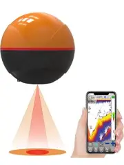Portable Fish Finder, Wireless Bluetooth Smart 2 Beam Sonar Fish Finder