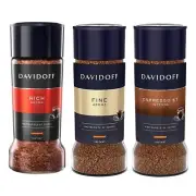 Davidoff Café Rich Aroma, Fine Aroma & Espresso 57 Instant Ground Coffee - Combo