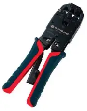 Cabac RATCHET CRIMP TOOL Suitable For RJ11/RJ12/RJ45 Plug, Square Compression