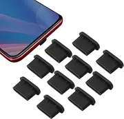 USB C Port Cover - 10pcs Silicone Dust Stopper, Protective Charging Plug | C-Type Charging Port Shield, Anti Dust Caps For Laptop, Tablet, Smartphone, Camera, Keeps Ports Clean And Safe