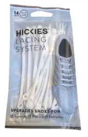 Hickies - 2.0 Responsive Lacing System 14 Laces - WHITE - NWT