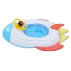 Inflatable Spaceship Pool Float With Steering Wheel Multifunctional Swimming AU