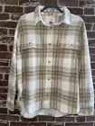 NEW AMERICAN EAGLE AE OVERSIZED PLAID FLEECE & LOVE SHACKET WOMENS SMALL BROWN S