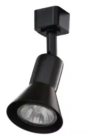 Case of 6 - Juno Flare GU10 Black Track Lighting Head R715 BL Trac Lites 35-50W