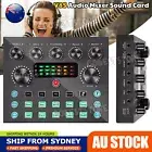 V8S Audio Mixer Sound Card Live Streaming Podcast Studio Phone Vlog Broadcast