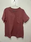 NEW FIGS Catarina One-Pocket Scrub Top MAUVE Size XL