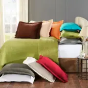 Geometric Scalloped Bedspread & Shams Set 100% Cotton Jacquard Matelasse Bedding