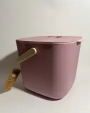 Target Bullseye Mini Compost Bin Food Waste Bin 8”H x 8”D Pink 1.85 Gallon