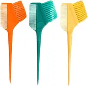 ARTSEWPLY 3pcs Hair Dye Applicator Long Tail Tint Brush Dying Comb for Smooth Application Durable Hair Coloring Tools for Salon Home Use