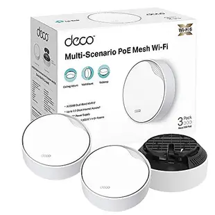 TP-Link Deco X50-PoE AI-智慧漫遊 真Mesh 雙頻 WiFi6 網狀路由器 PoE供電 2.5G