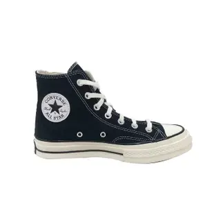 【CONVERSE】Converse 高筒休閒鞋 帆布鞋男女款 黑色經典款 70S NO.162050C