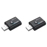 2X 2-In-1 USB Bluetooth Audio Transmitter Receiver Adapter HiFi Audio1901