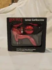 Houdini W9826 Lever Corkscrew with Foil Cutter & Spare Spiral