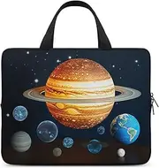 Laptop Case Sleeve Shockproof Computer Carrying Bag Glow in The Dark Solar System Planet Laptop Bag Tote Lightweight Notebook Case Cover Traveling Briefcase Handle Bags for Travel Business 13inch