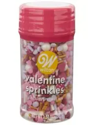 Wilton Hearts and Arrows Valentine's Day Sprinkle Mix, 2.57 oz.