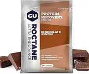 Gu Energy Roctane Ultra Endurance Protein Recovery Drink Mix, 10 Single-Serving Packets, Chocolate Smoothie