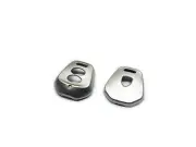 Gloss Silver Remote Key Fob Case For Porsche 996 / 986 TWO-button Remote Key